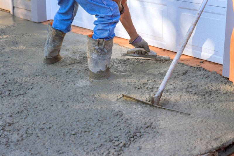 Cement Driveway Pouring