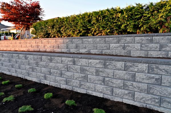 Concrete Retaining Wall Installation in Evansville