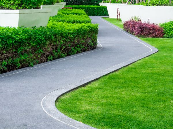 Walkway Curb Installation in Evansville