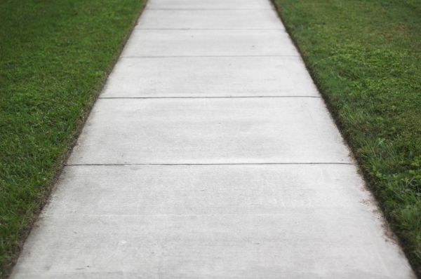 Concrete Path Installation in Evansville