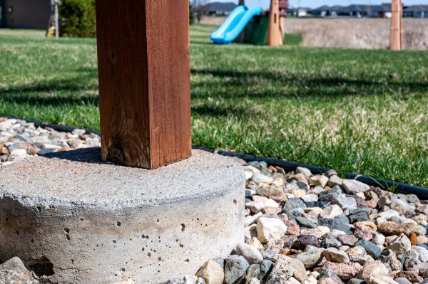 Deck Footing Installation in Evansville