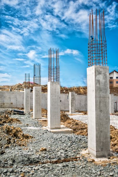 Concrete Footer Pouring in Evansville