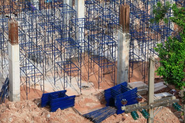 Concrete Pier Construction in Evansville
