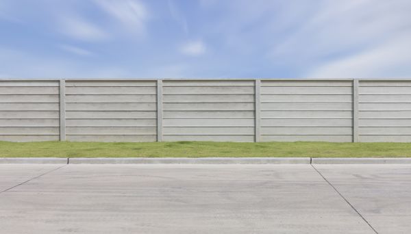 Concrete Fence Installation in Evansville