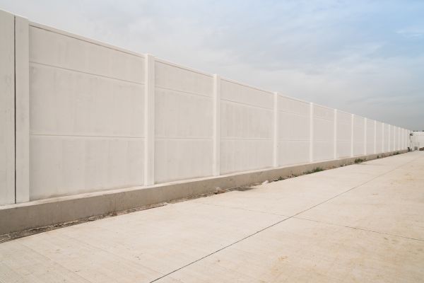 Concrete Fence Construction in Evansville