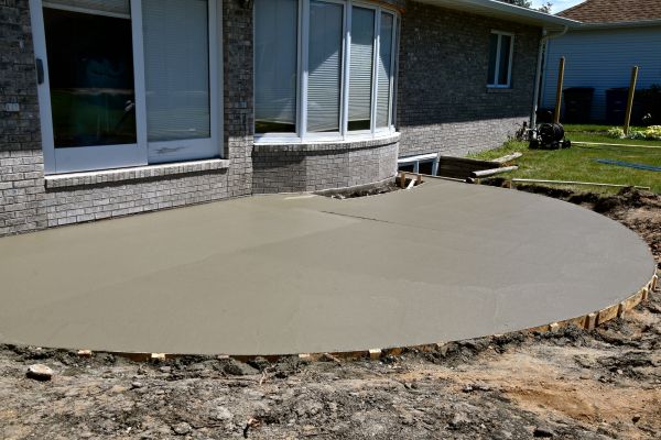 Deck Concrete Construction in Evansville