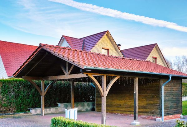 Carport Base Construction in Evansville