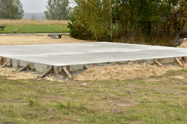 Garage Foundation Building in Evansville