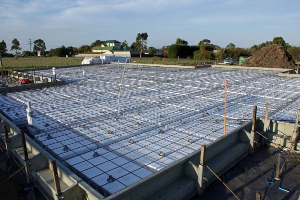 Barn Pad Construction in Evansville